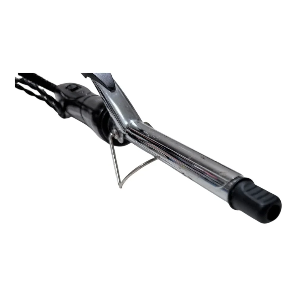 Power IQ Curling Iron 1/2 Inch Small Barrel Black Chrome Slim Wand TPC1813 Good
